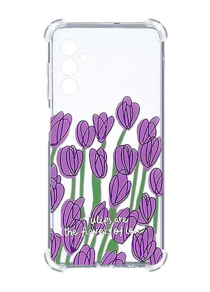 Чехол с утолщенными углами на Samsung Galaxy S24:: Тюльпаны (принт 265) CASE CONTROL (360705467)