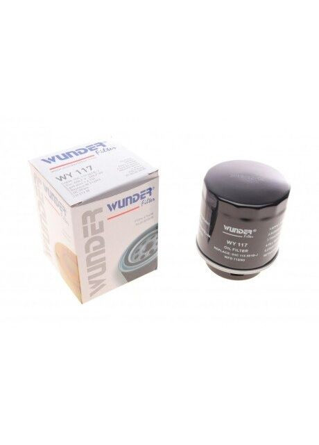 Фильтр масляный VW Golf 1.2/1.4 TSI 07-13/Jetta/Passat 1.4 TSI 07-10 WY 117 RU63 Wunder Filter (347154074)