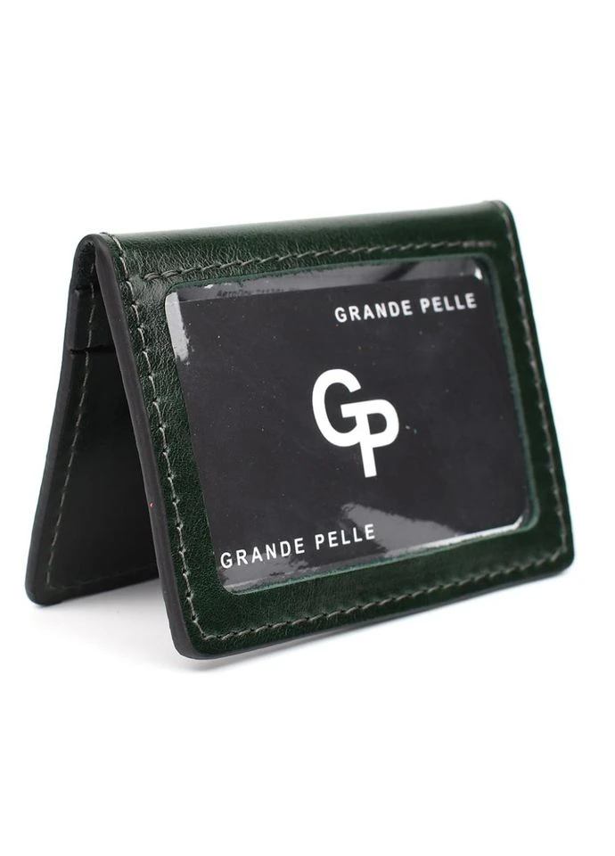 Обложка на ID паспорт автодокументы права зеленая 211391 Grande Pelle (315340930)