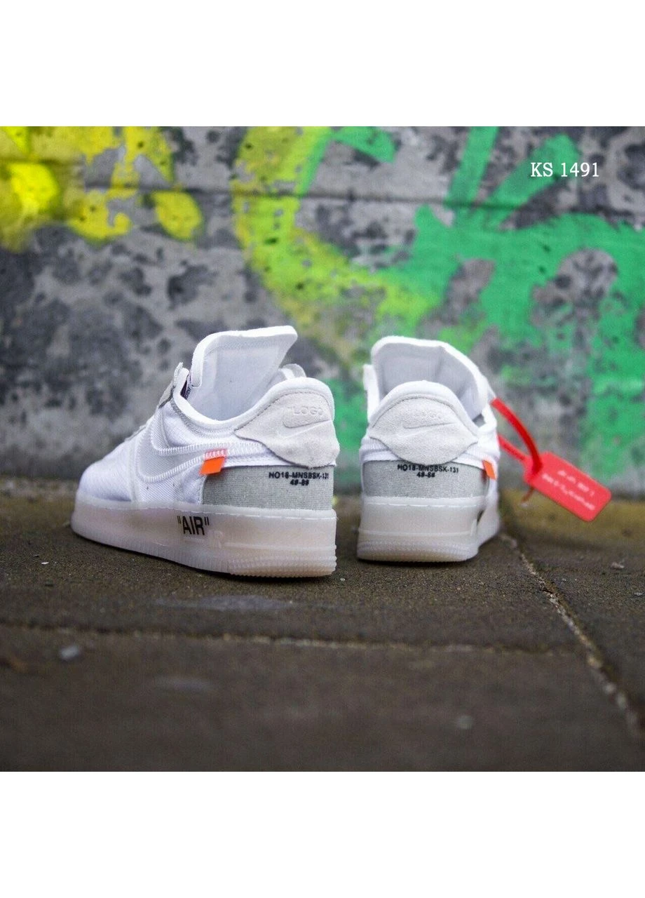 Білі літні кросівки nike air force x найк аір форс No Brand