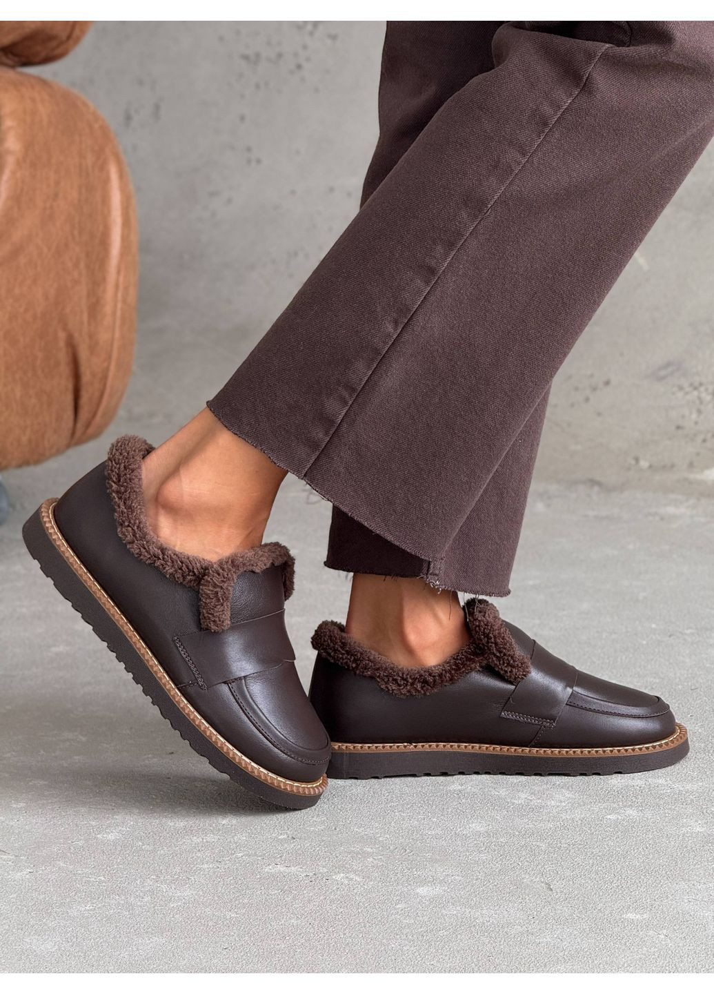 🔥 анатомические зимние лоферы "kerstin" No Brand