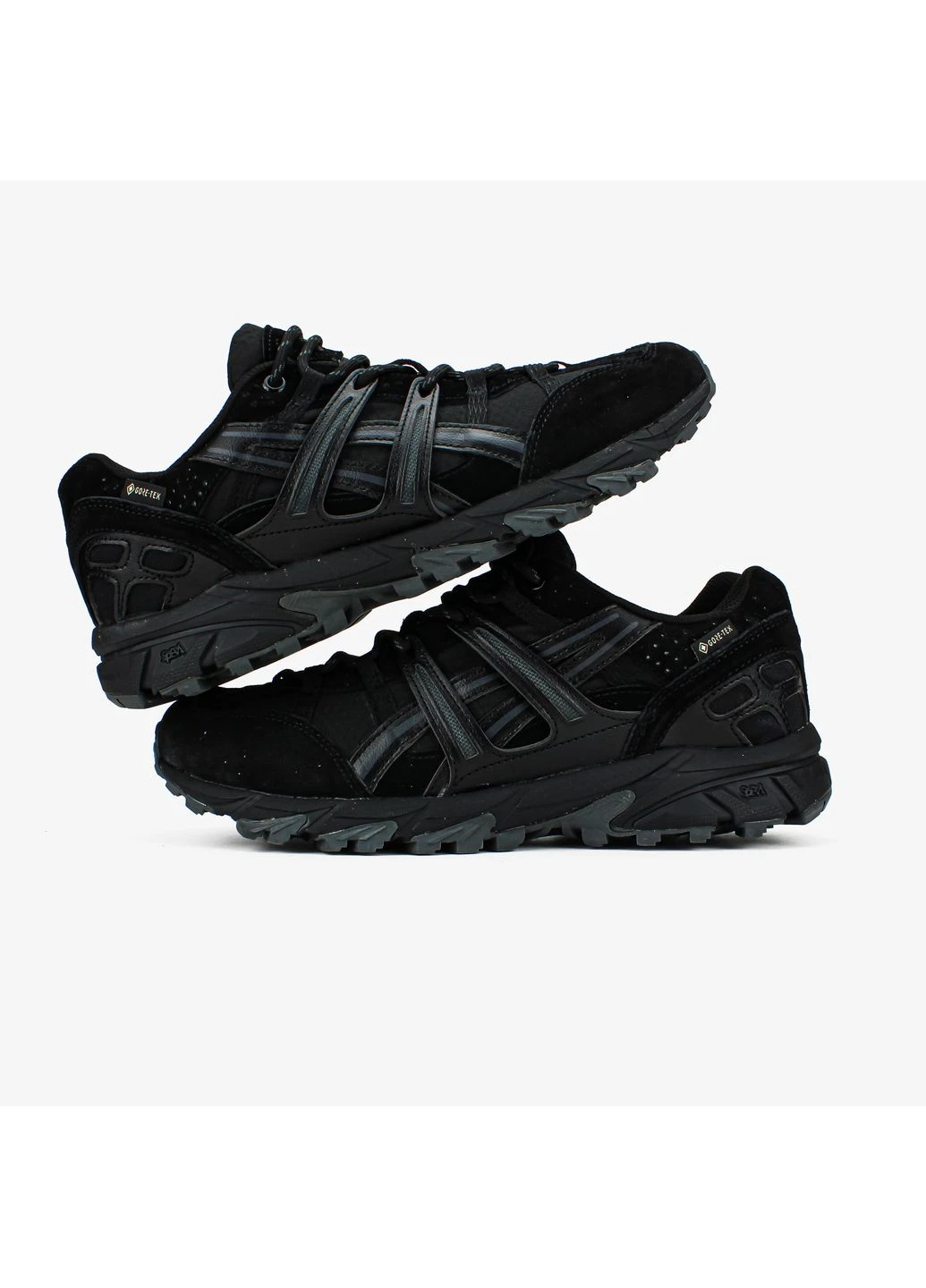 Черные всесезонные кроссовки asics gel sonoma 15-50 triple black - 1201a438 001 No Brand