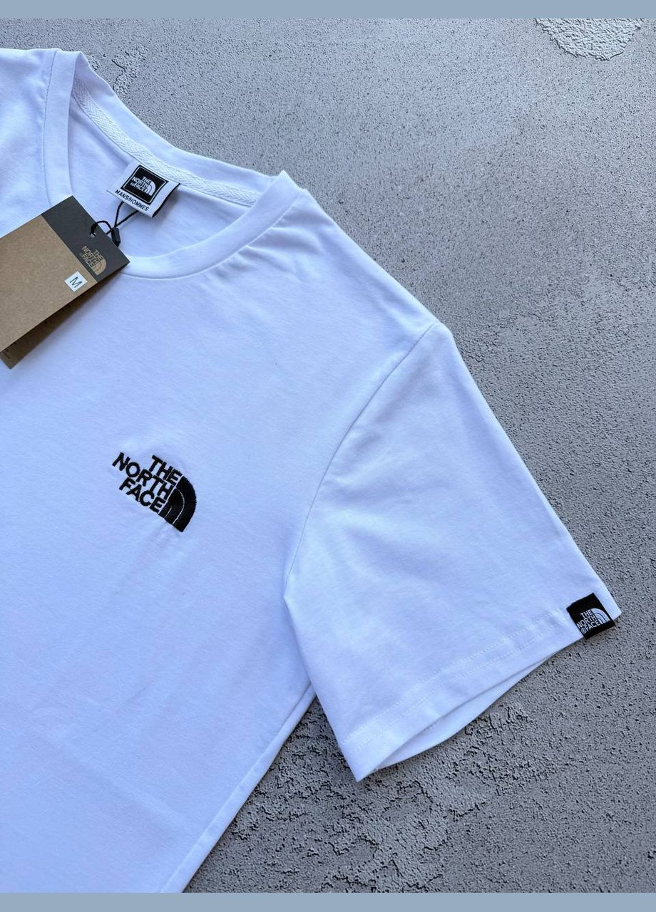 Білий костюм the north fase шорти та футболка No Brand
