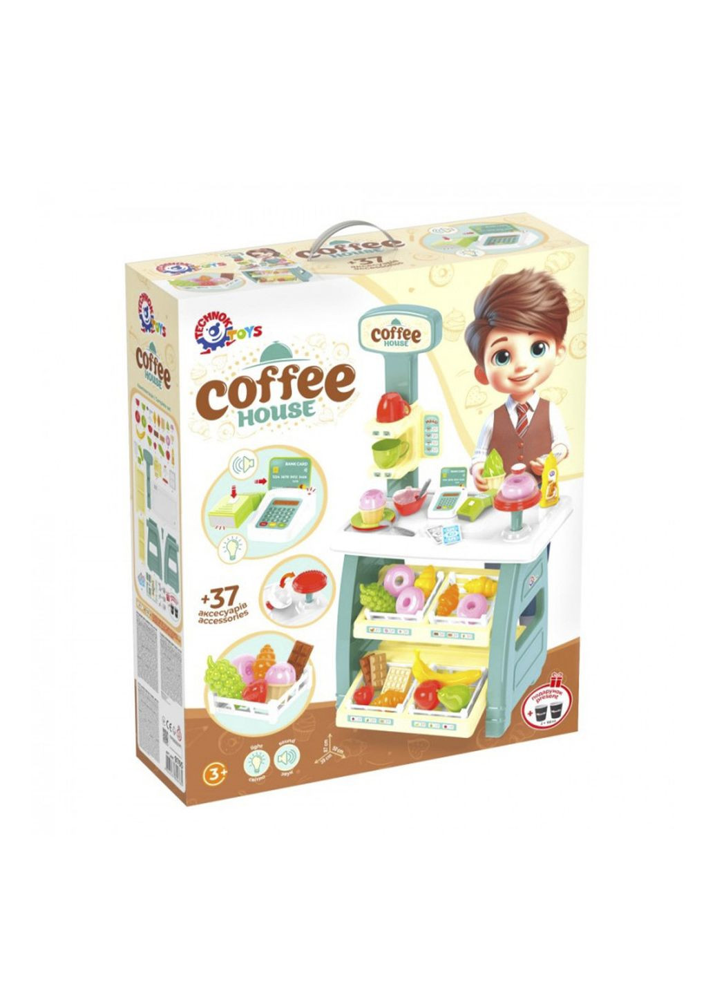 Игровой набор "Кофейня" цвет разноцветный ЦБ-00267637 ТехноК (313802425)