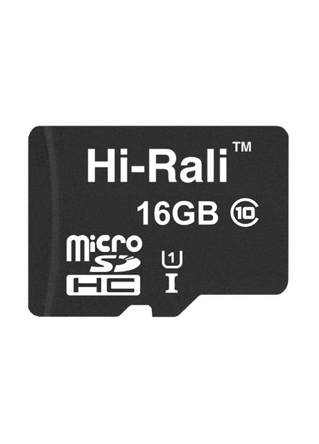 Карта Пам'яті MicroSDHC 16gb UHS-1 10 Class Hi-Rali (337995452)