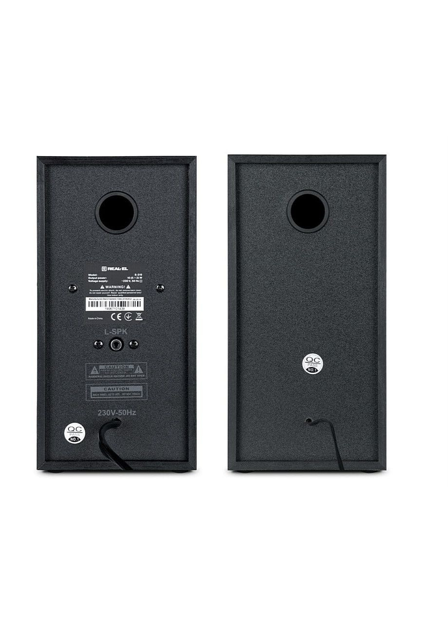 Колонки 2.0 S-219 black Real-El (333824409)