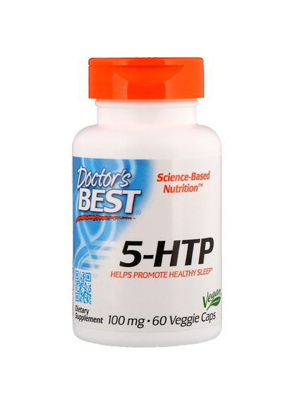 5-гідрокси L-триптофан (5-НТР),, 60 капсул Doctor's Best (365986951)