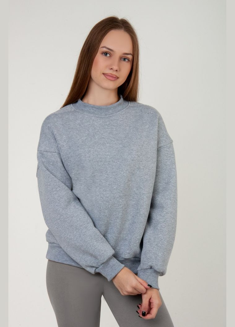 Сірий світшот жіночий 09-3330-107 Авекстекс (331622341)