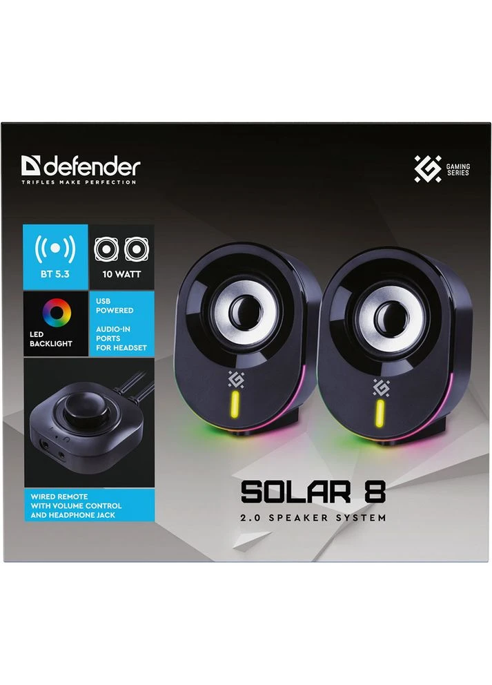 Акустическая система Solar 8 Black (65938) Defender (329694829)