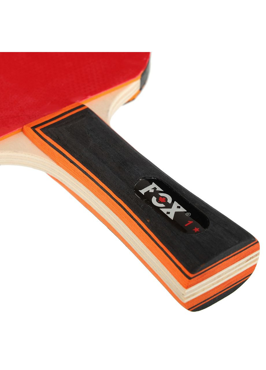 Ракетка для настільного тенісу 1 штука в чохлі FOX F-16 (деревина, гума) F.O.X (361436399)