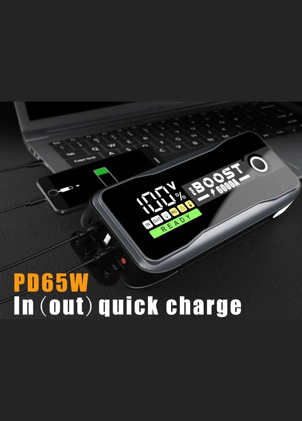 Бустер (пусковое устройство) L083 (6000A, 27000mAh/99.9Wh) (1297) iBoost (337512101)