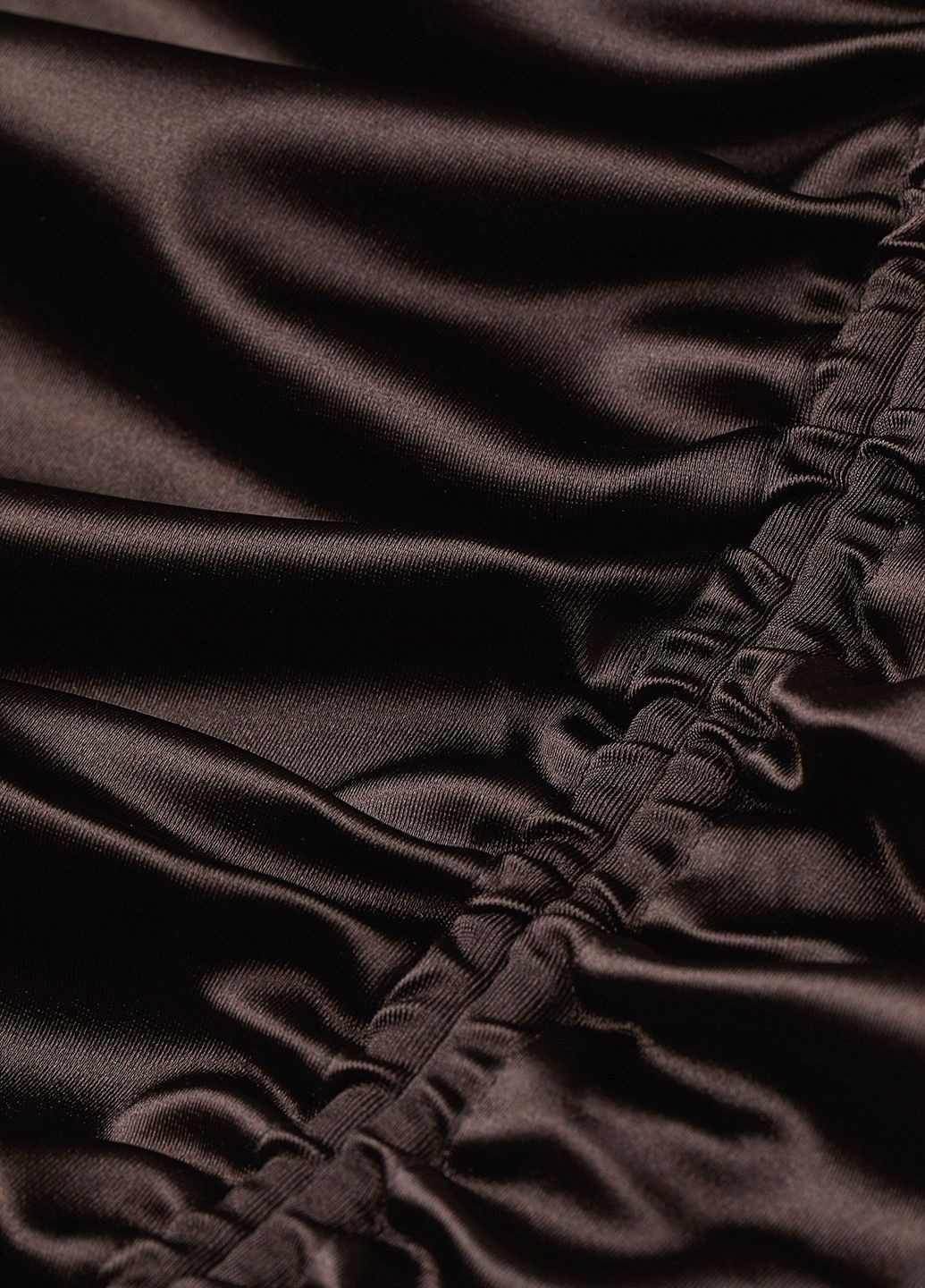 Коричневая кэжуал однотонная юбка H&M