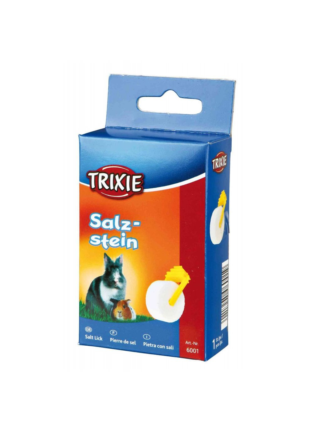 Сіль для кроликів і дрібних гризунів з тримачем 84 гр (TX6001) Trixie (279571703)