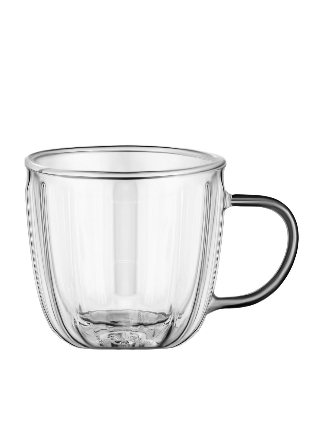 Набор чашек с ручками и двойными стенками 350мл, 2шт, боросиликатное стекло, прозрачный Ardesto (315817118)