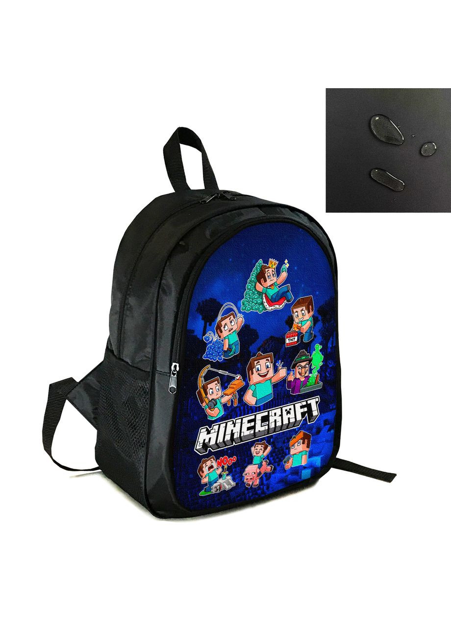 Рюкзак міський/шкільний 38×28см з принтом Minecraft дитячий, підлітковий, спортивний (4156) No Brand (365411225)