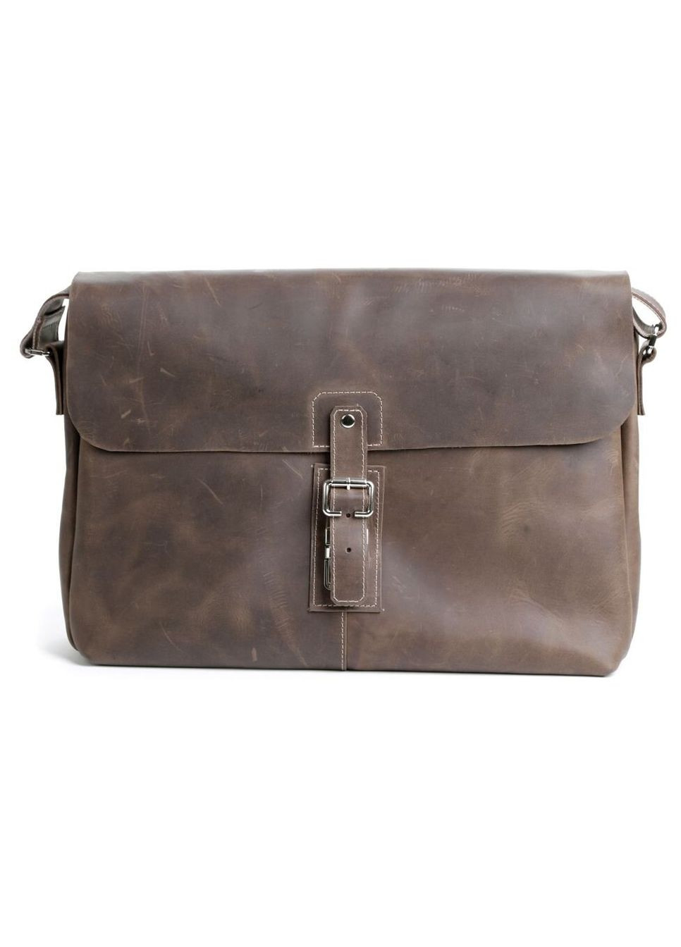 Чоловіча сумка через плече для документів із натуральної вінтажної шкіри коричнева (sku_00980) No Brand (328922187)