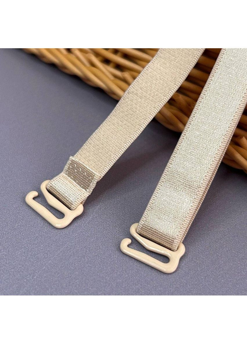 12 мм комплект бретелів для білизни - бежевий Plus-plus (352747480)
