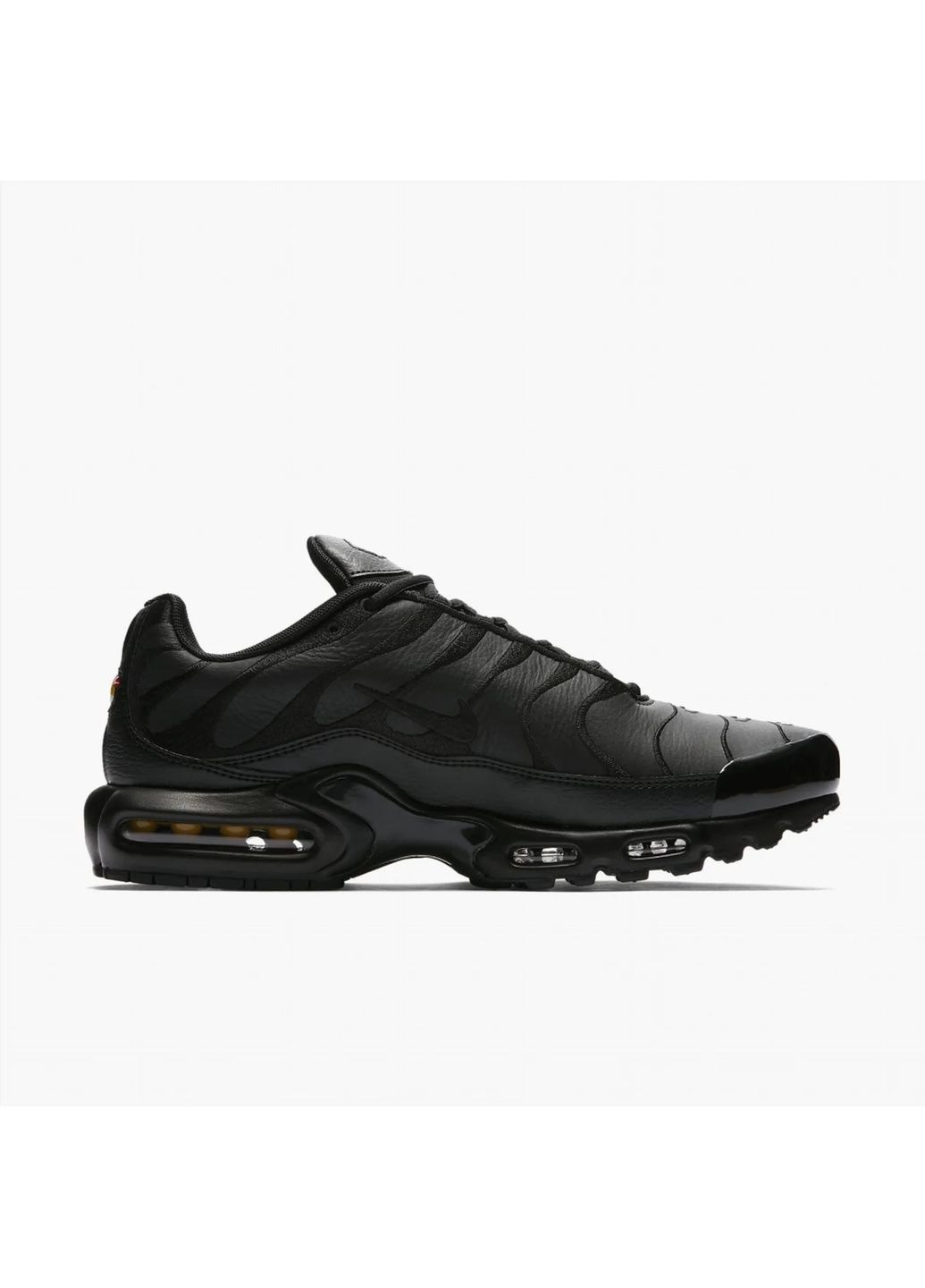 Чорні кросівки чоловічі air max plus black aj2029-001 Nike