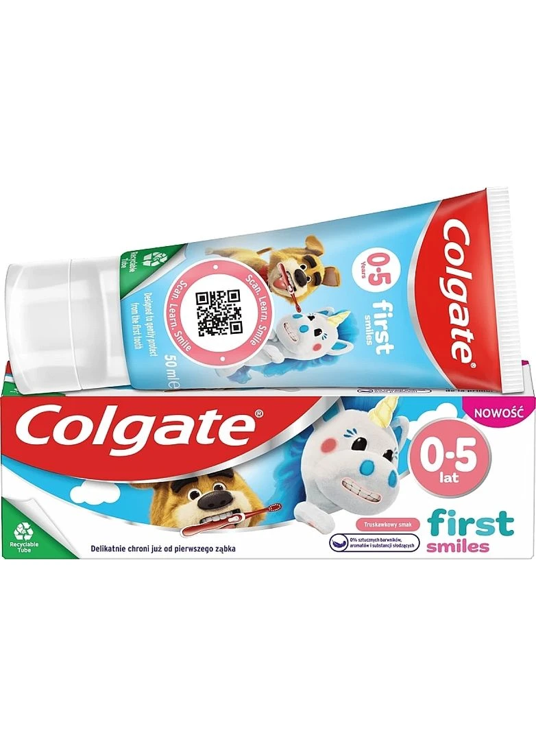 Зубна паста для дітей 0-5 років "Перша усмішка" Kids First Smiles Toothpaste 50ml (2-1214877) Colgate (383266393)