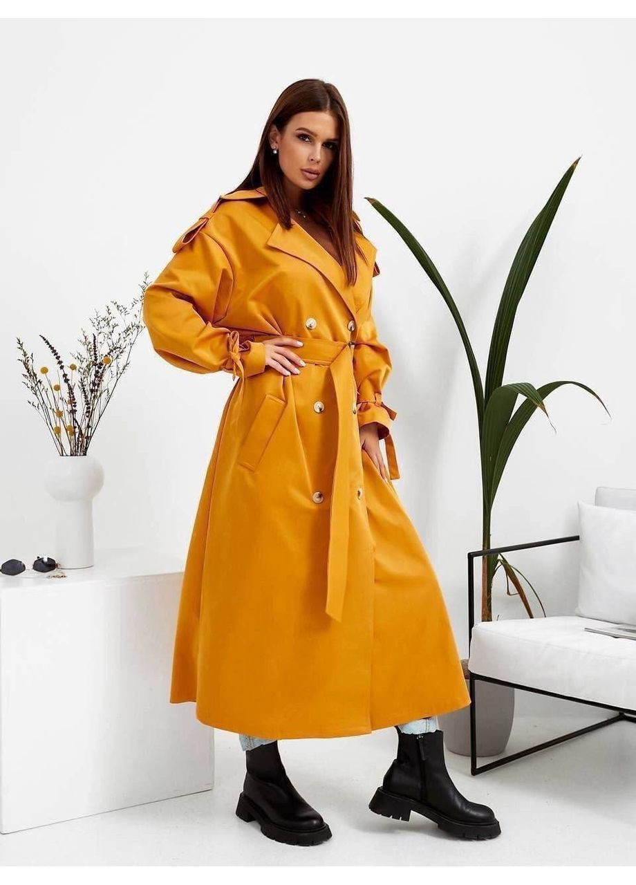Женский тренч Хит Осени с поясом и пелериной — замеры в описании DK/DL Мода без кордонів на завязках демисезон (361783277)