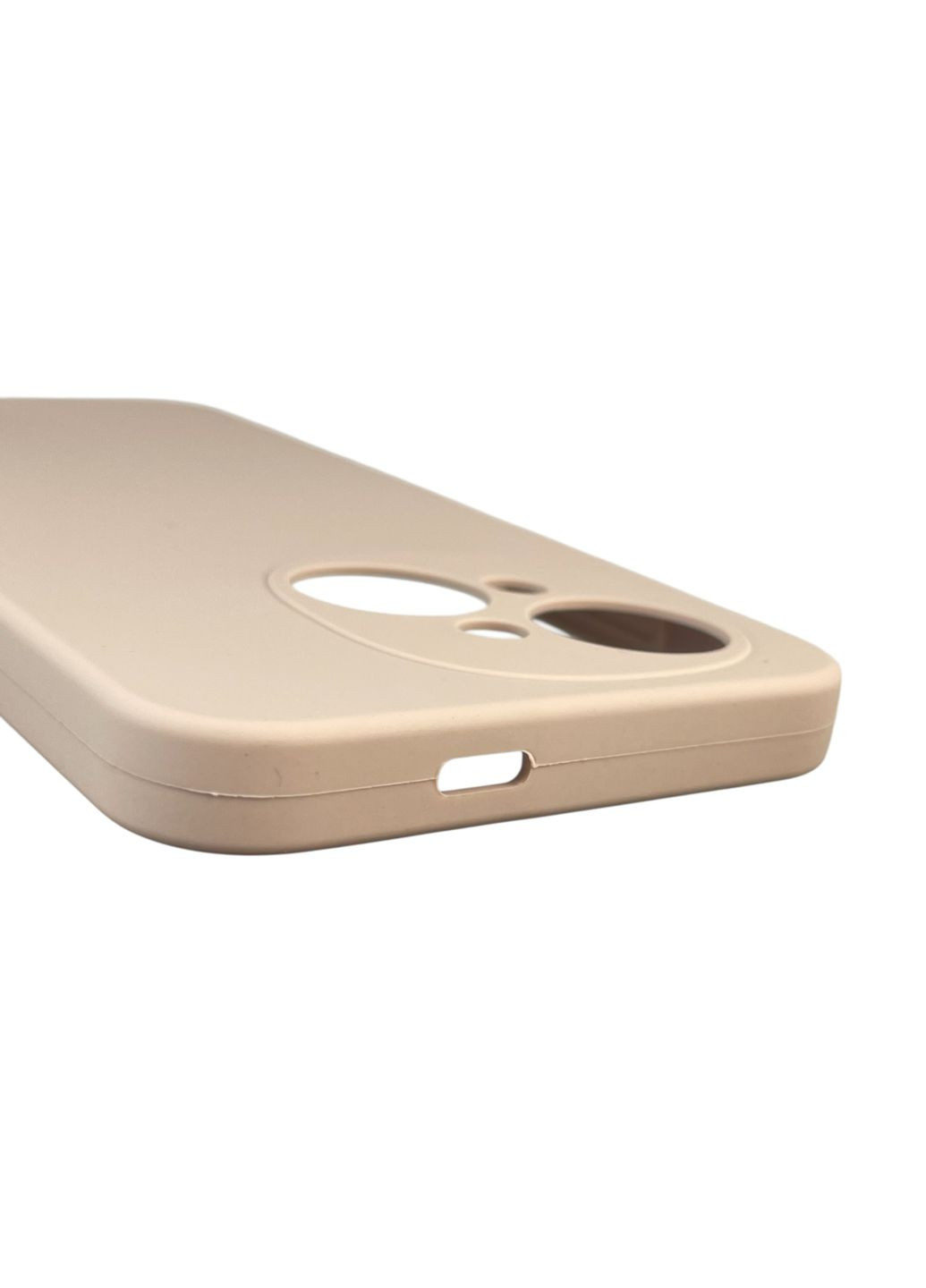 Чехол для Spark Go 2025 (KL4) силиконовый с микрофиброй нескользящий на техно спарк го 2025 пудровый Tecno (366390749)