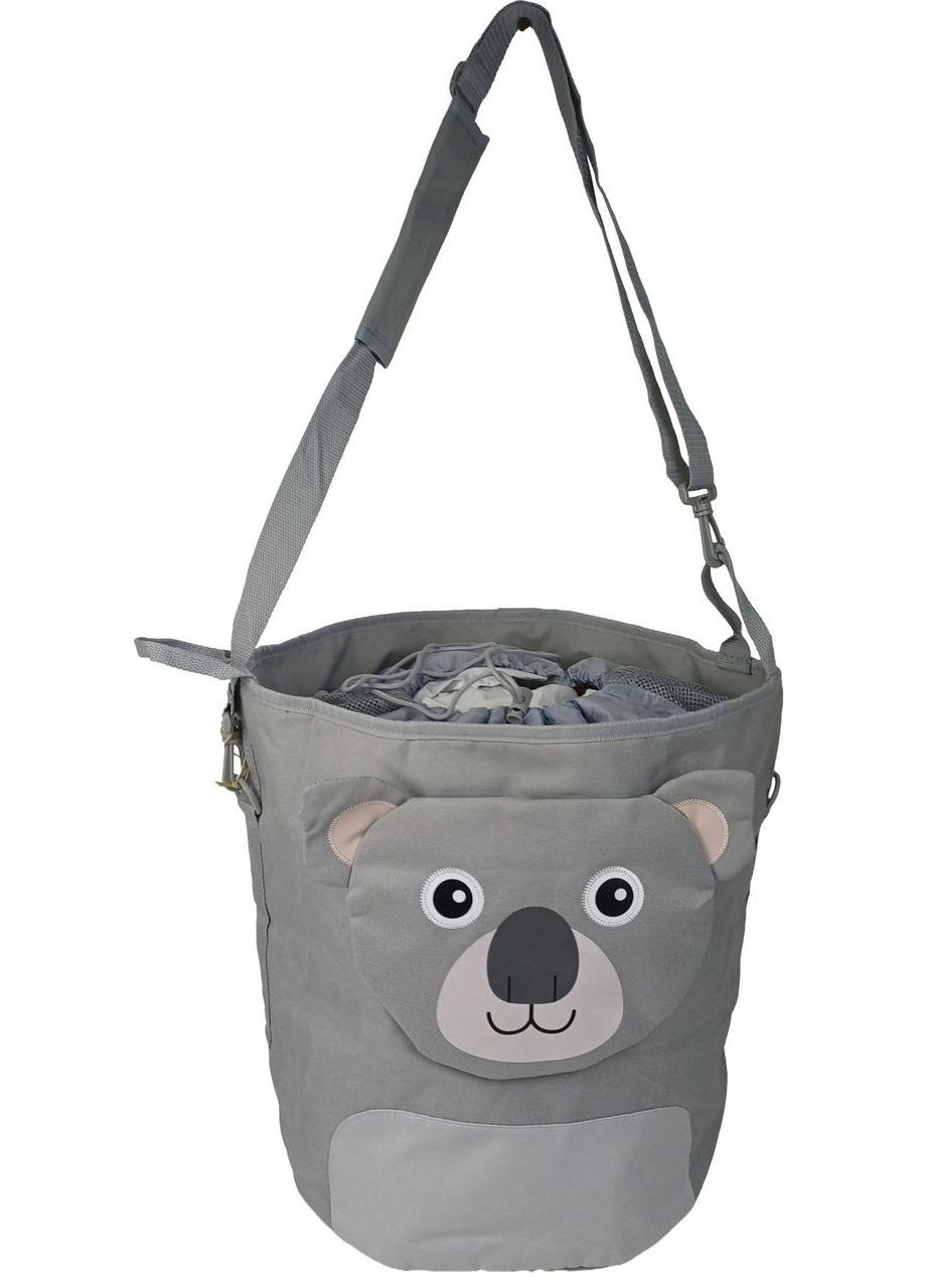 Містка дитяча сумка для іграшок 35L сіра LS (373038194)