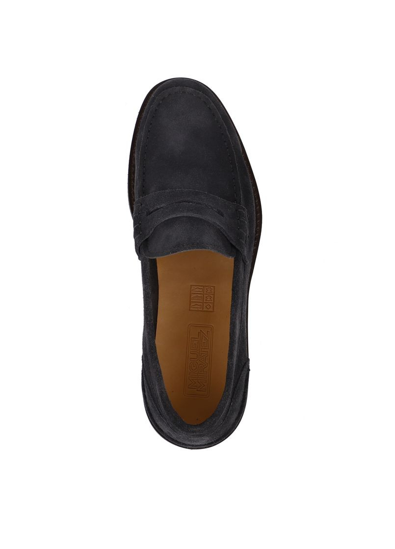 Серые мужские туфли d9356-13b-680 серый замша Miguel Miratez