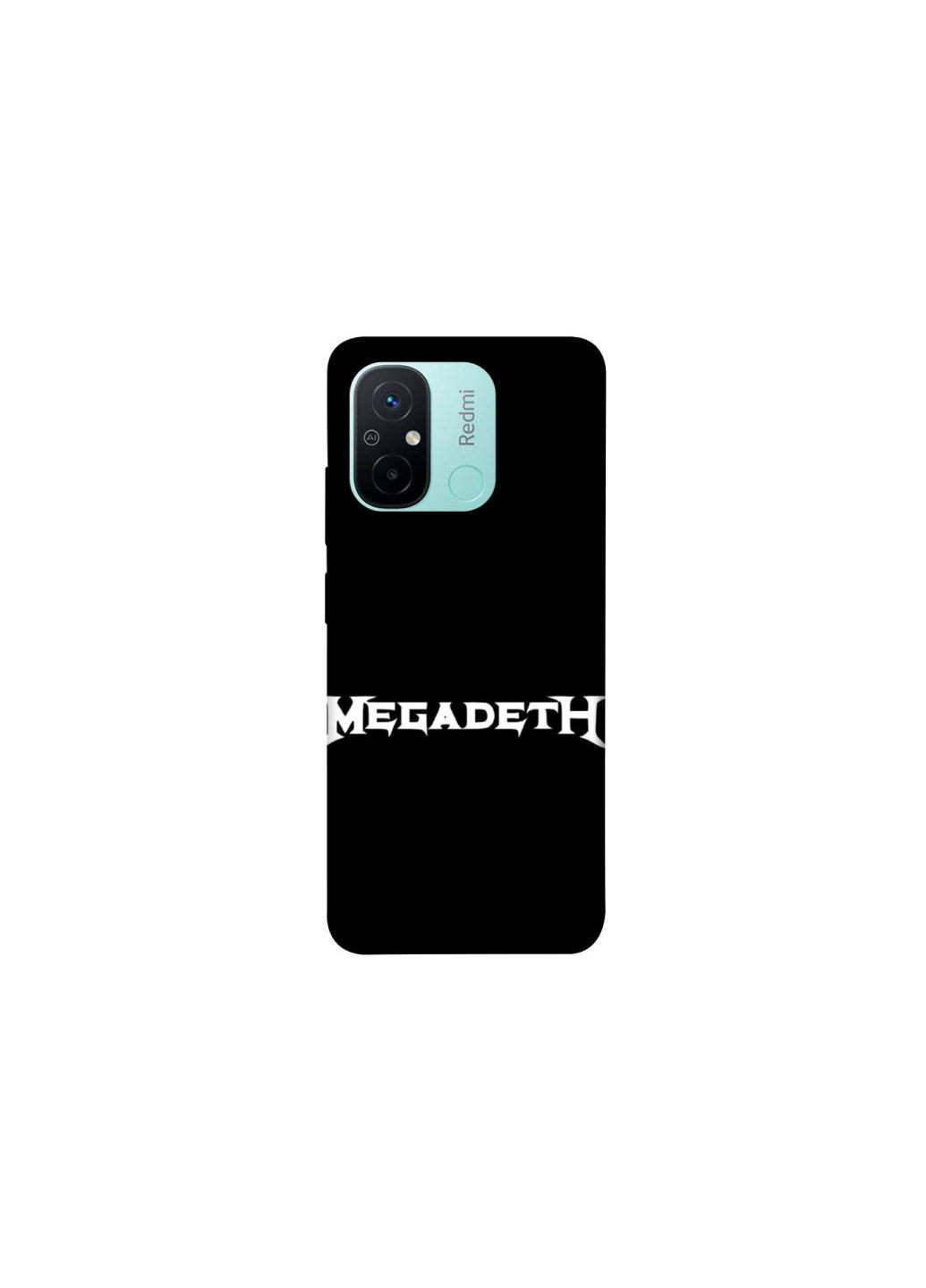 Чехол на Xiaomi Redmi 12C / Poco C55 Megadeth logo Frontalka (361088982)