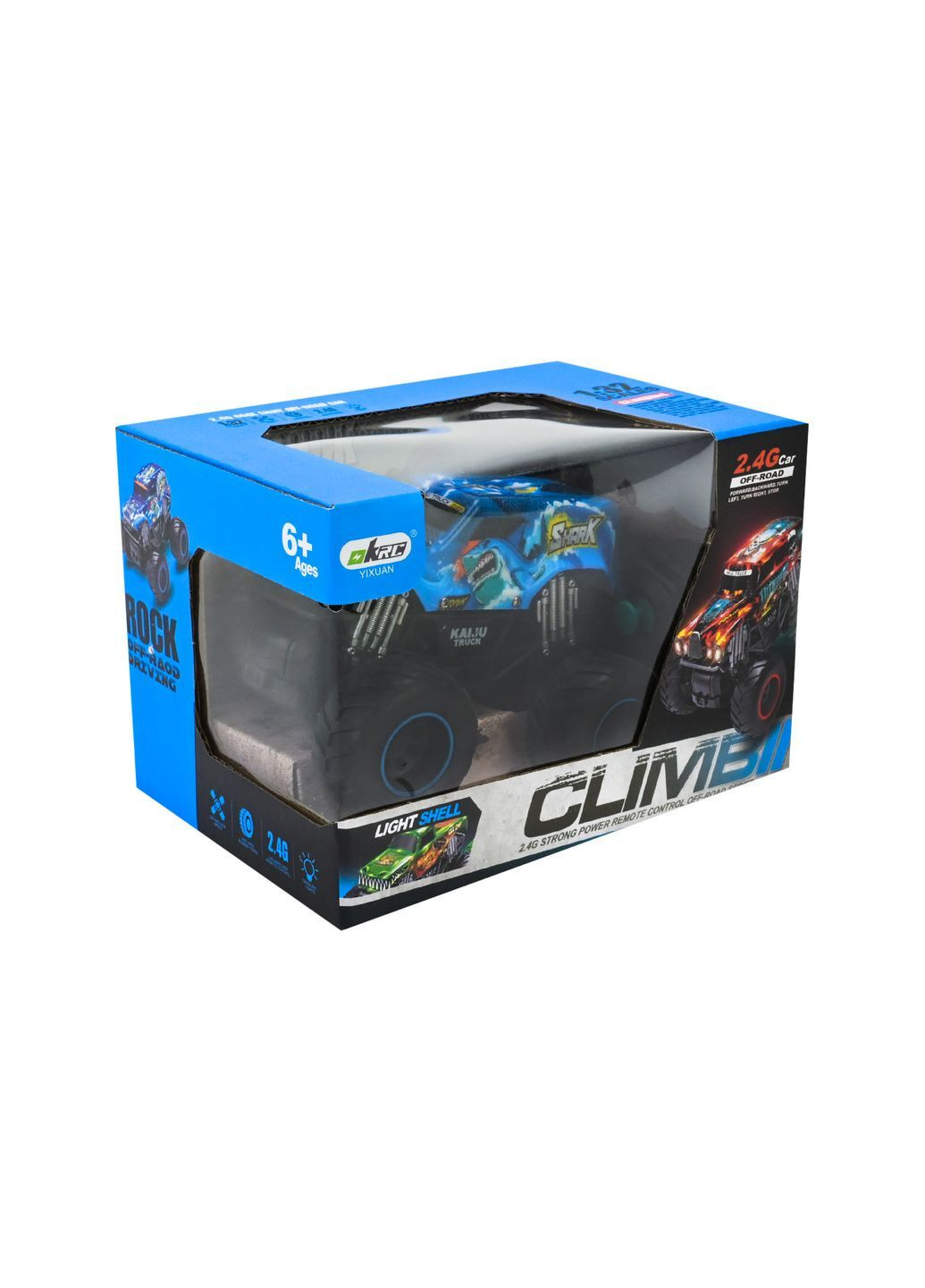Радиоуправляемый монстр-трак с подсветкой, игрушечная машина в ассортименте - No Brand KM665-5A/3A/2A/1A (371926654)