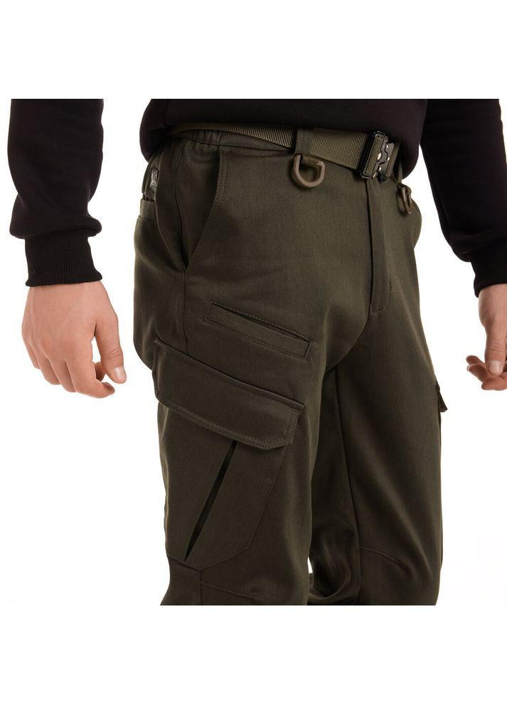 Хаки повседневный зимние карго брюки Pobedov