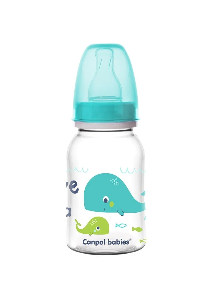 Пляшечка PP LOVE&SEA 120 мл бірюзова (59/300_tur) Canpol Babies (364873164)