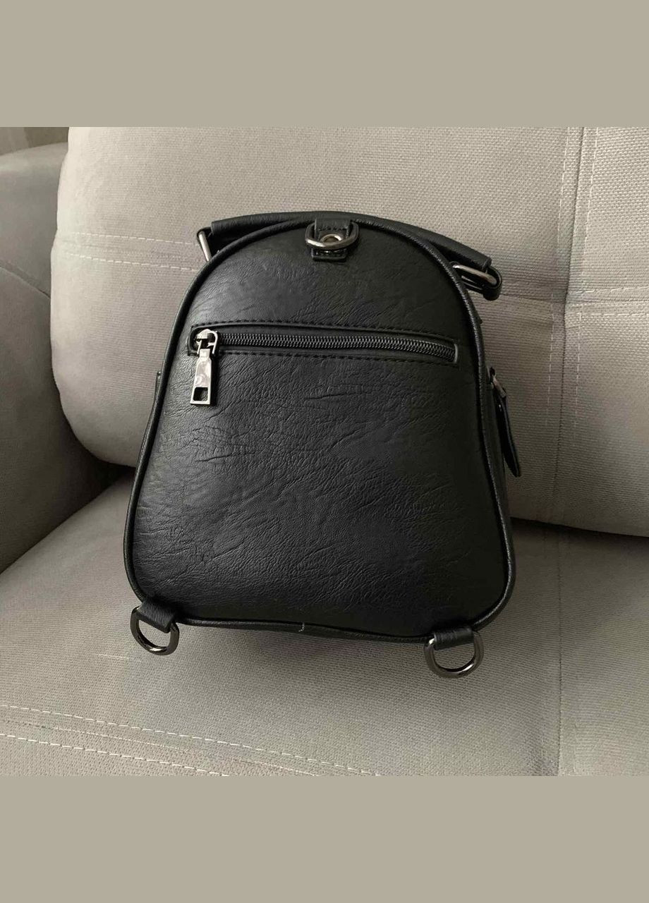 Жіноча сумка-рюкзачок рюкзак-трансформер екошкіра, маленький рюкзак сумочка жіноча 2 в 1 Кенгуру No Brand (334730191)