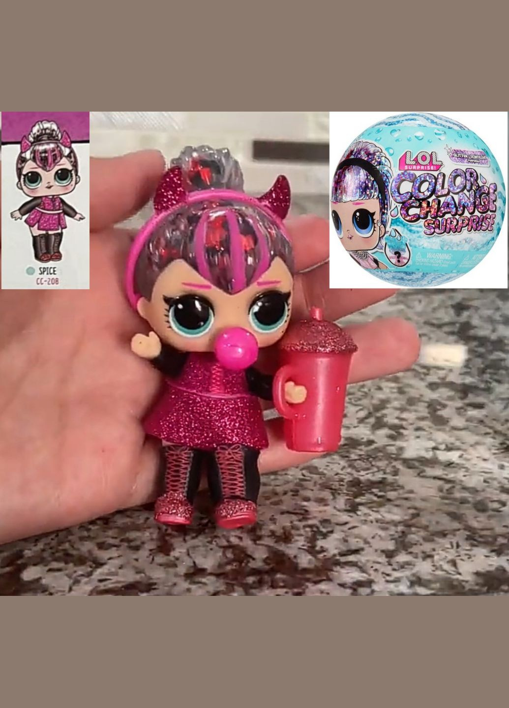 Ігровий набір Lol Surprise Spice Spicy! серії лялька лол Color Change glitter Cюрприз L.O.L. Surprise! (323480626)