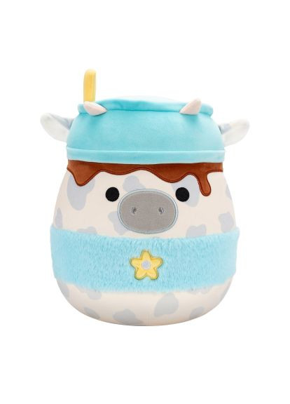 Мягкая игрушка Серая коровка 30 см (SQER01263) Squishmallows Сіра корівка 30 см (367829135)