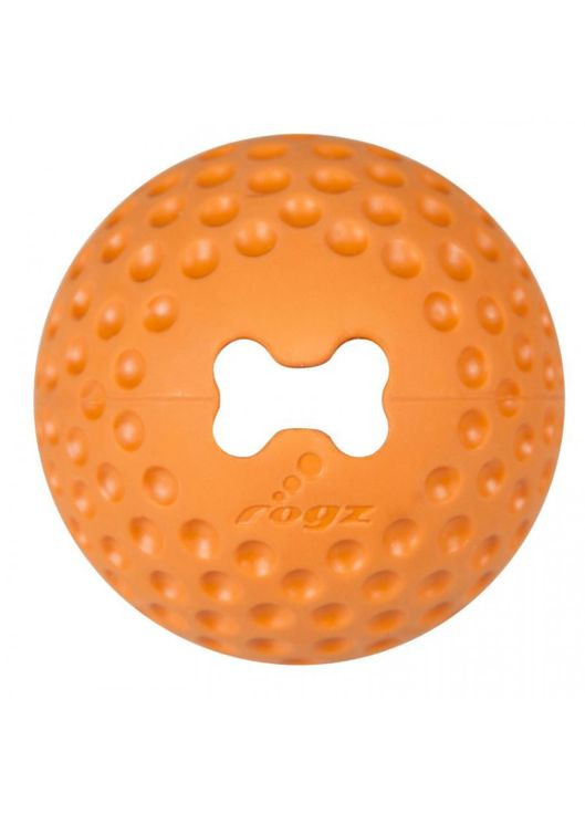 Игрушка для собак GUMZ мяч оранжевый S 3542403 ROGZ (269341812)