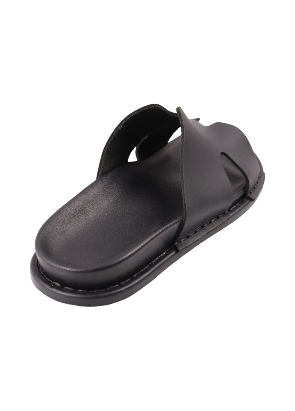 Шльопанці чоловічі чорні натуральна шкіра Ridge 500-24LSHC (296568764)