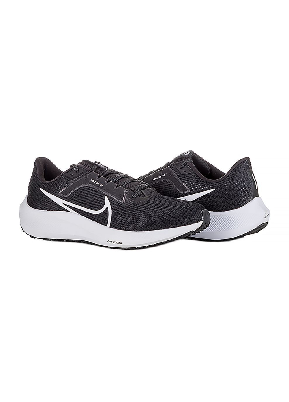 Черные демисезонные мужские кроссовки air zoom pegasus 40 черный Nike