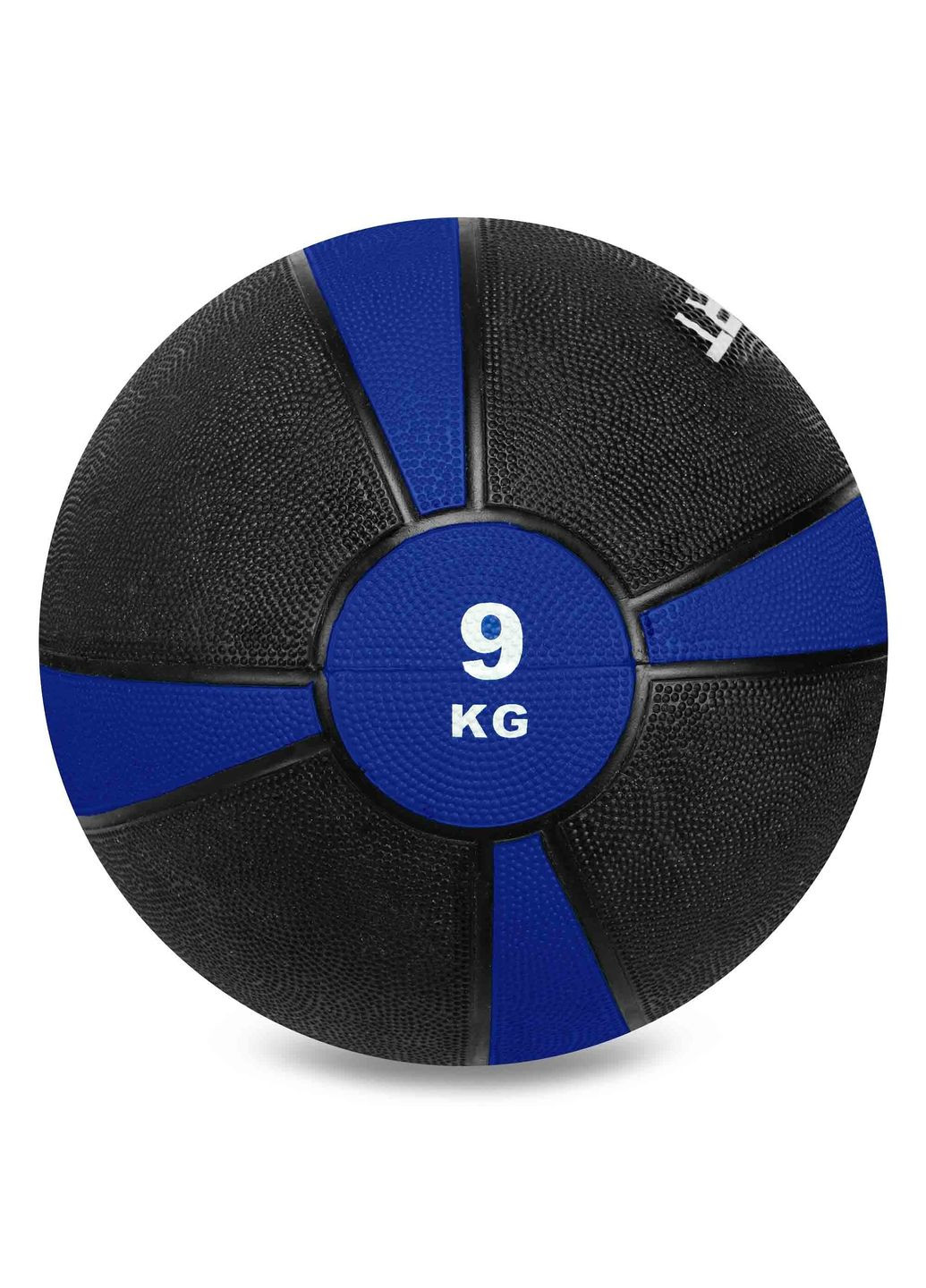 Медбол м'яч медичний Medicine Ball Синій-чорний (вага 9 кг) FI-5122-9 Zelart (367617637)