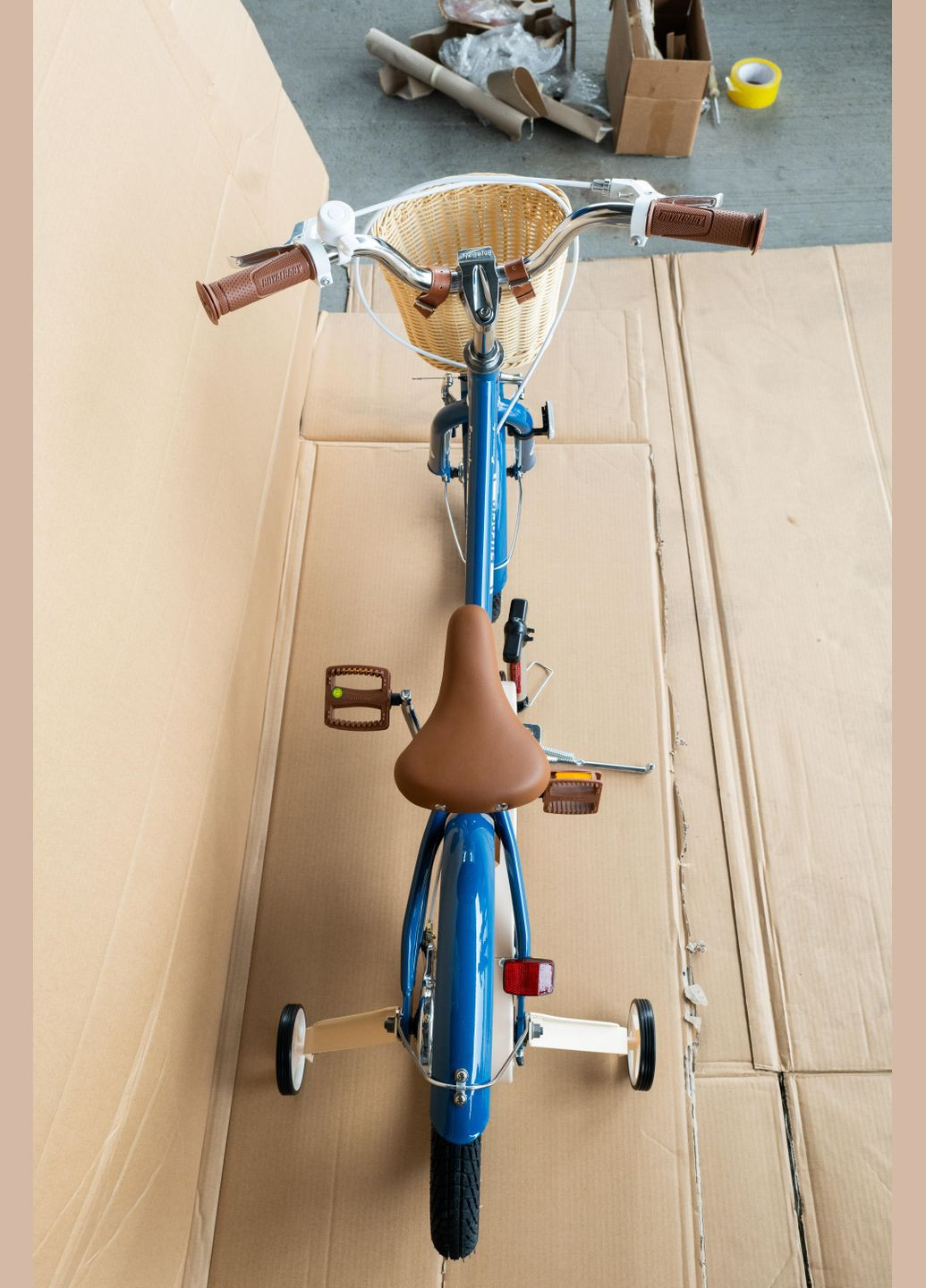 RB18-38BH-ВЕЛОСИПЕД ДЕТСКИЙ EUROCLE СИНИЙ 18дюймов Royal Baby (329897609)