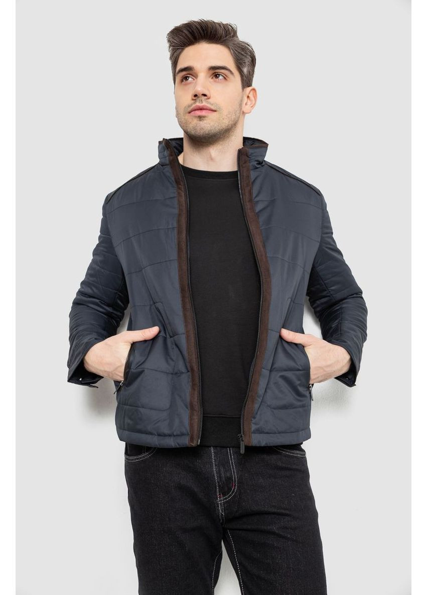 Синя демісезонна куртка чоловіча демісезонна Ager 244R001K