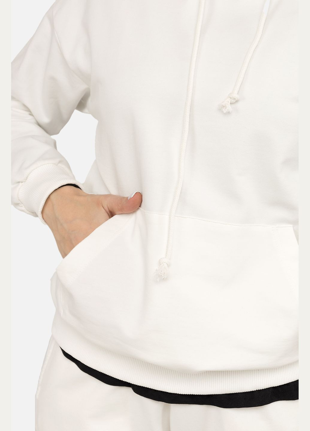 Худі жіночий колір молочний ЦБ-00266283 Yuki (322220885)