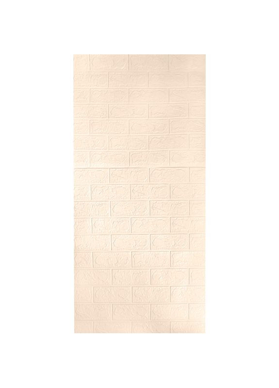 Самоклеюча 3D панель під цеглу Слонова кістка В РУЛОНІ 20Мx70СМx3м 3D Loft (360891505)