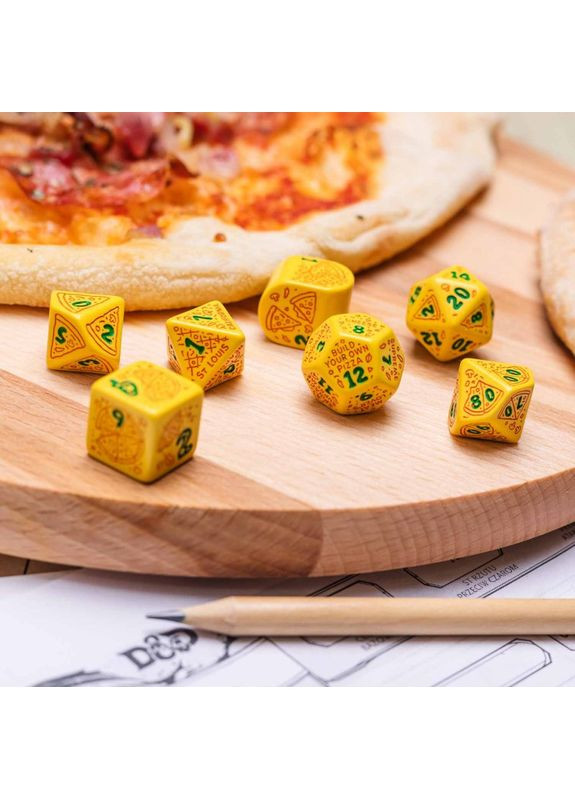 Настольная игра Набор кубиков Pizza Modern Dice Set: Margherita (7) Q-Workshop (371882839)