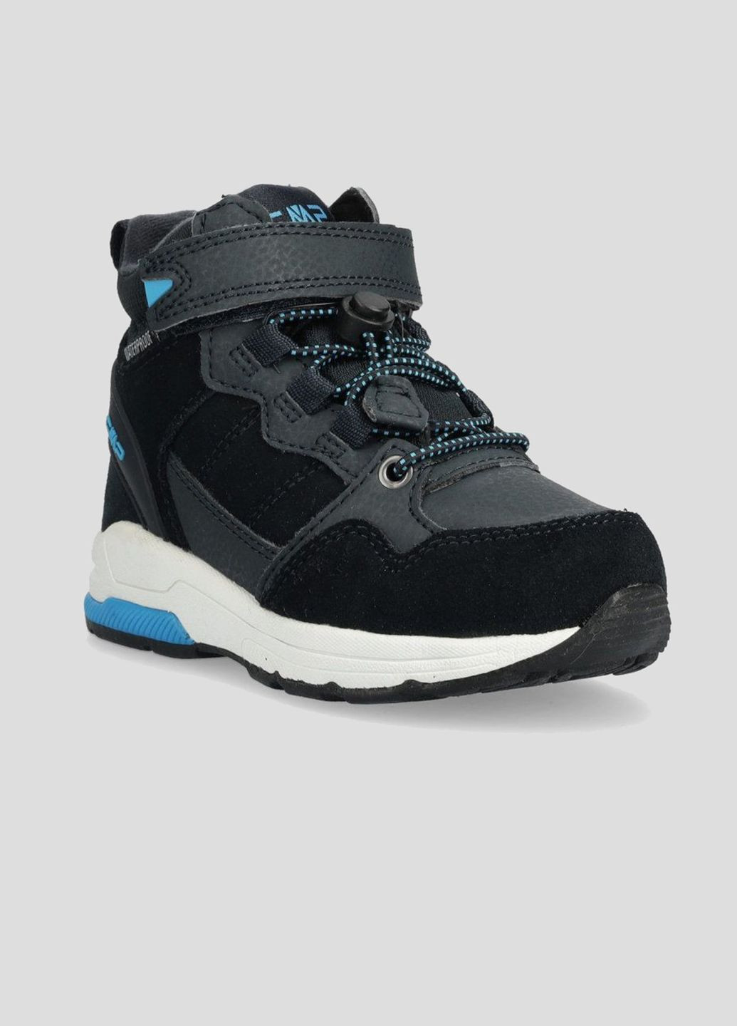Темно-синие спортивные зимние темно-синие ботинки kids hadil leather wp urban sh CMP