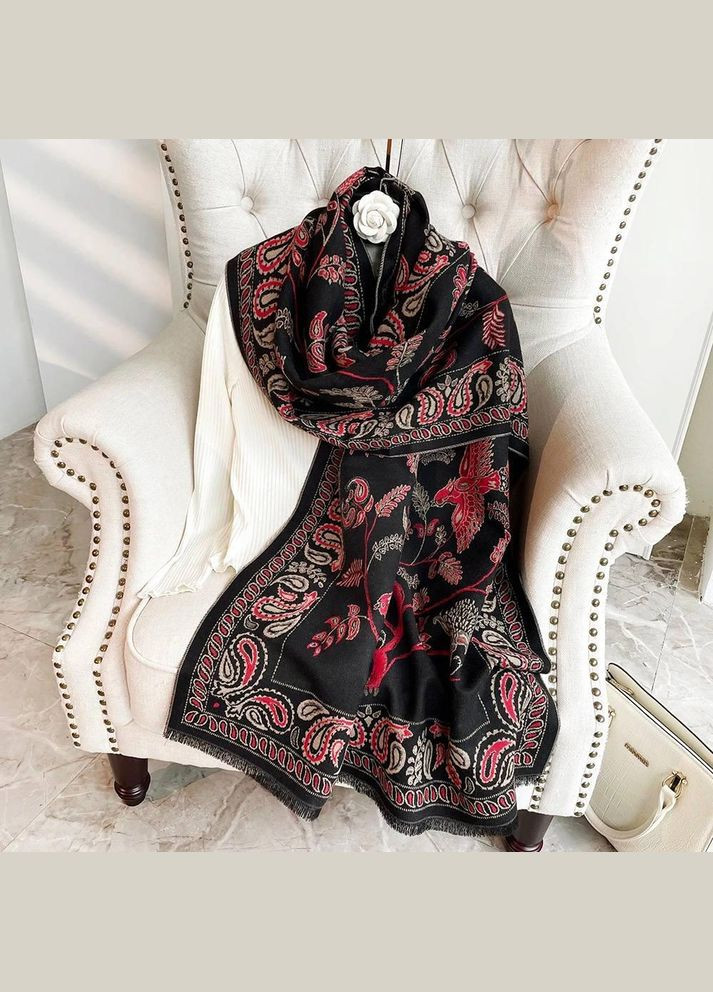 Кашеміровий шарф "Пташка" 102020 Cashmere (322502066)