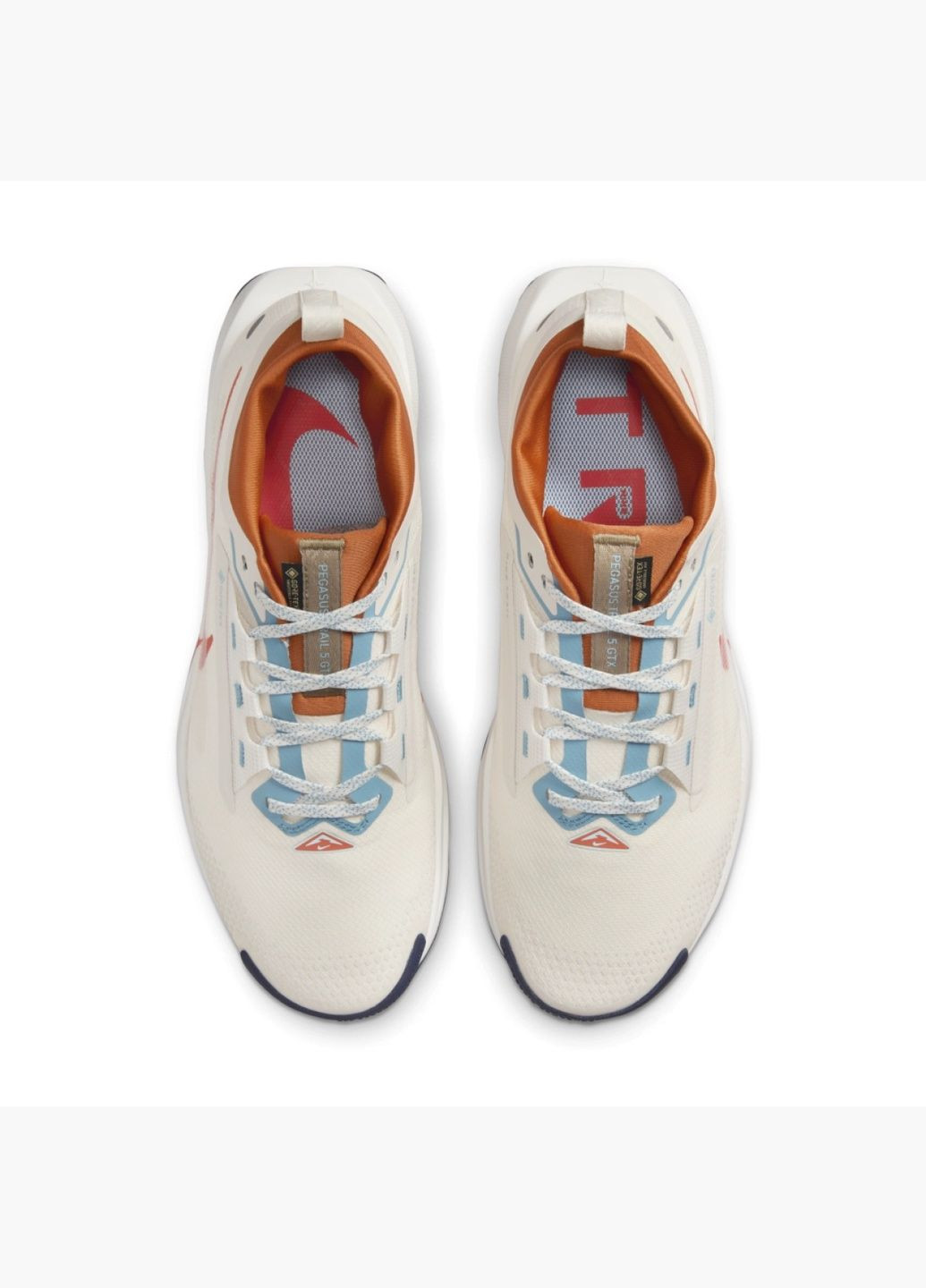 Бежеві кросівки чоловічі pegasus trail 5 gore-tex beige fq0908-003 Nike