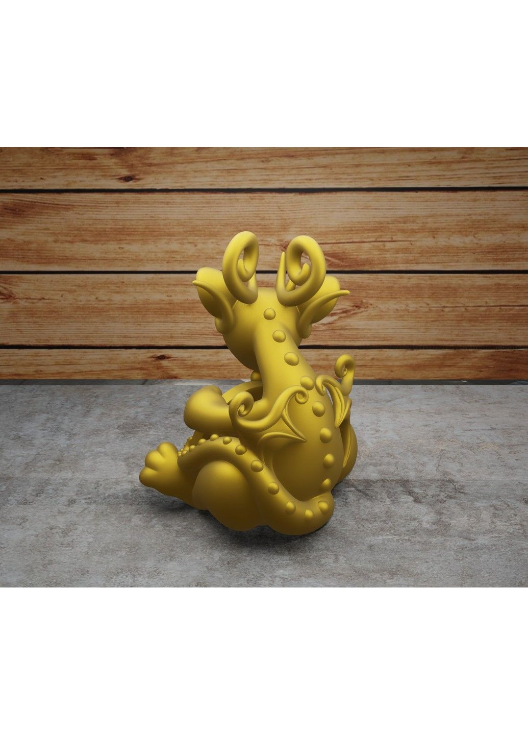 Статуетка дракона з монетою - символ 2024 року. ЗаСвіт (280940666)