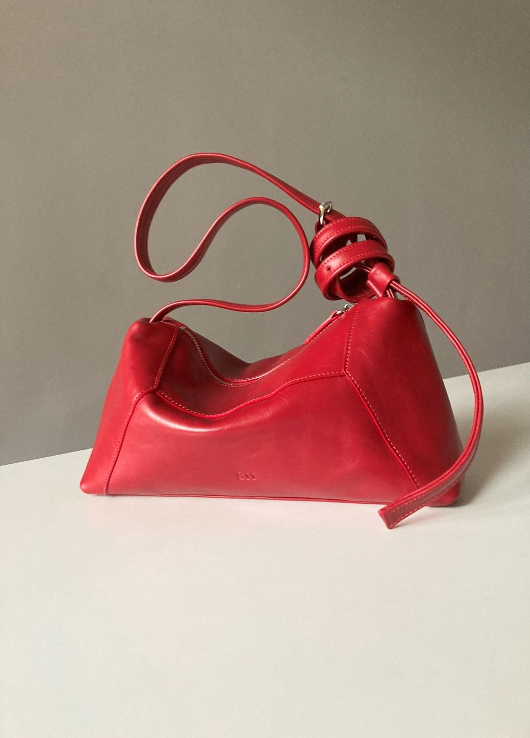 Женская сумка из натуральной кожи В33 красная B33 (305827822)