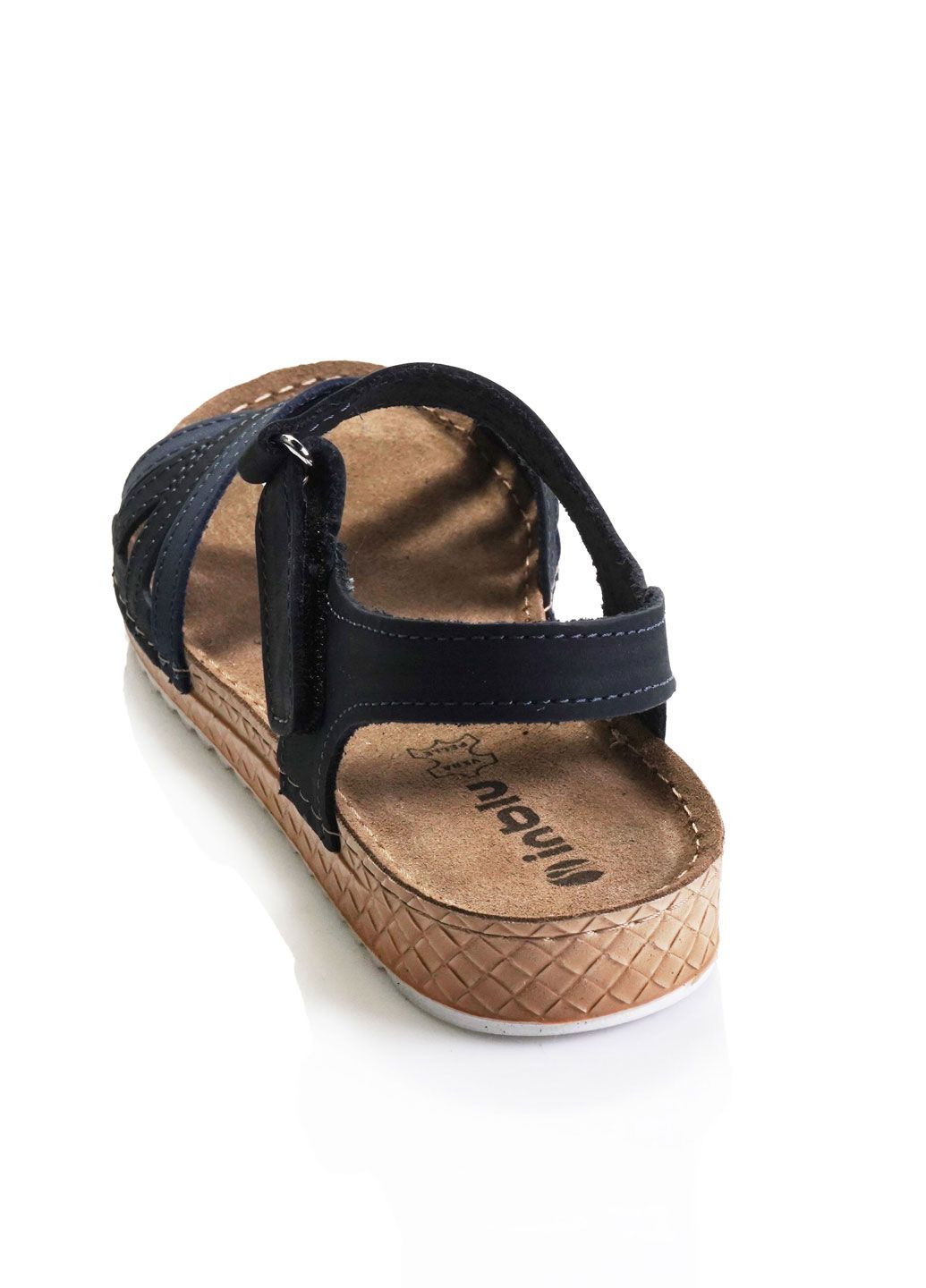 Синие босоножки Inblu на липучке