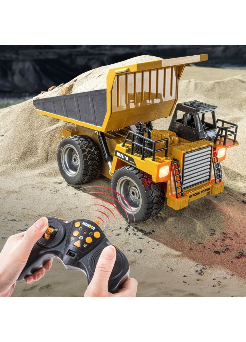 Самосвал на радиоуправлении 9 канальный, 1:18 (ЕДЕ-56) No Brand (367185654)